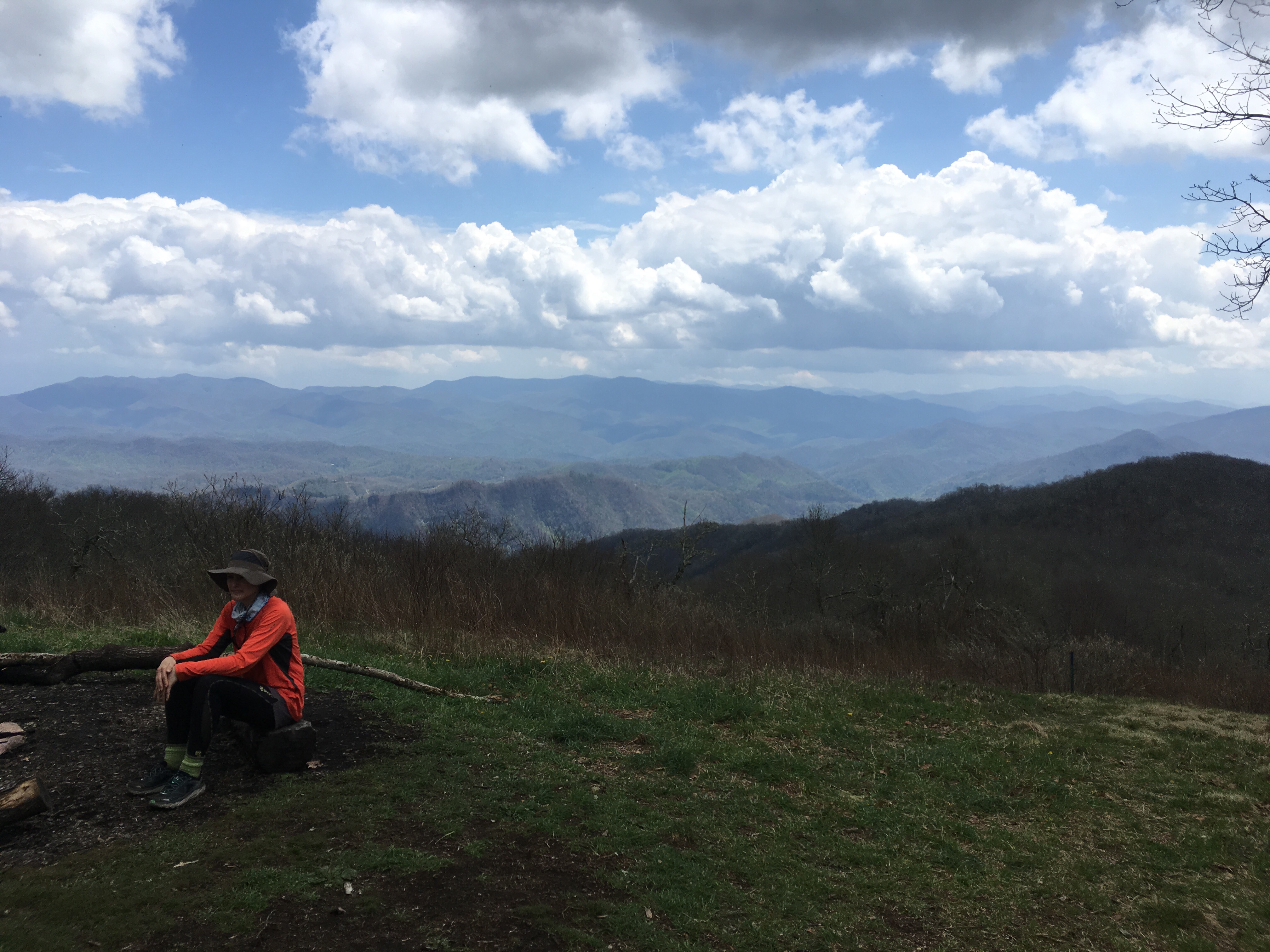Sam, atop a hill