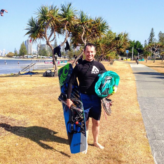 First Kitesurfing attempt