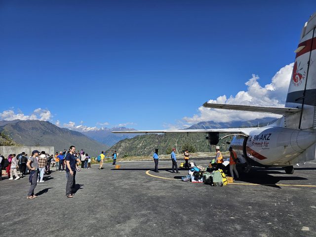Safely on the ground at Talcha
