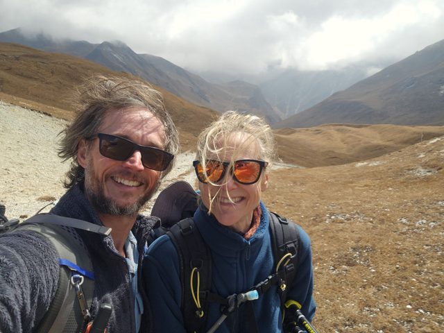 Wind and cloud, but feeling great