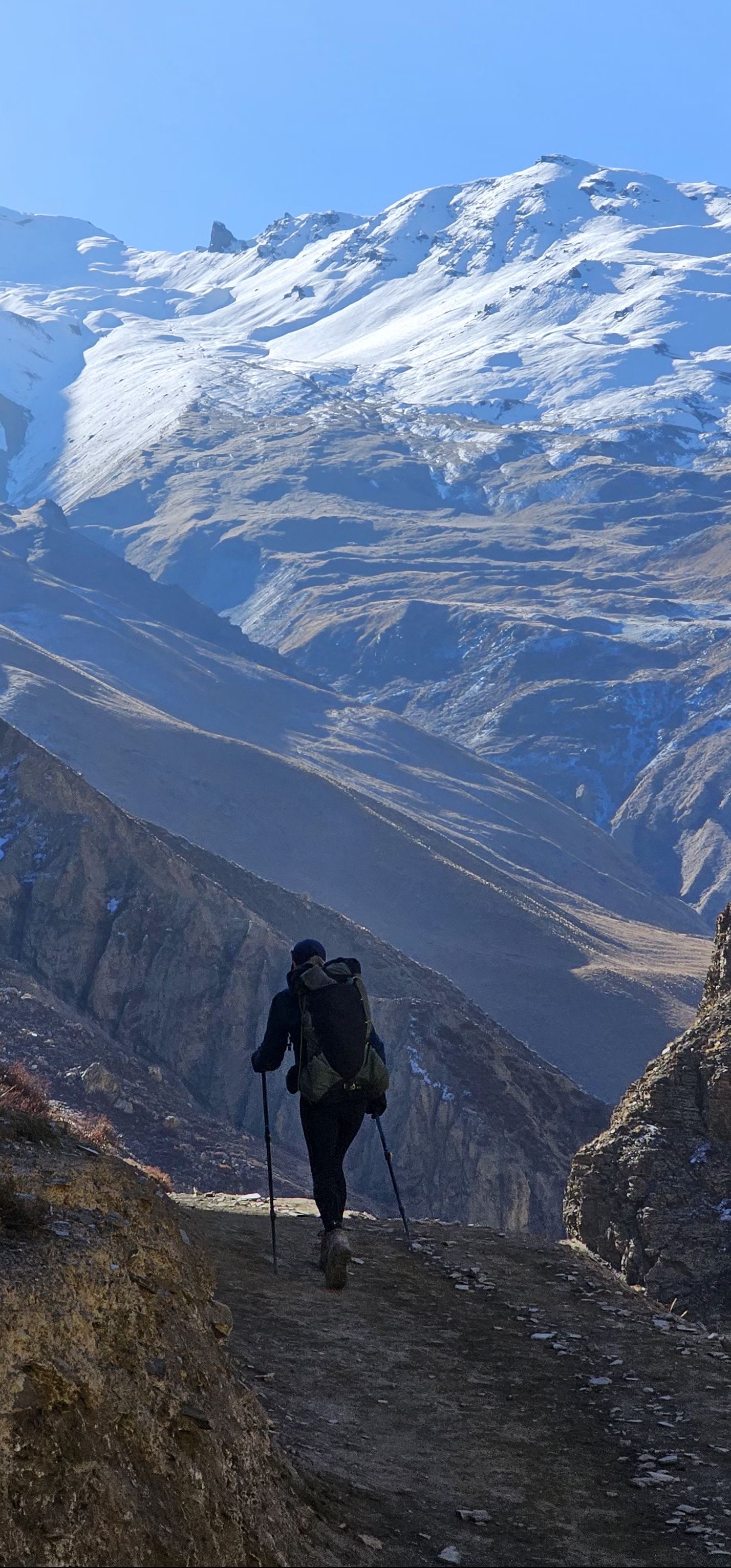 Sam, heading back down from Phu